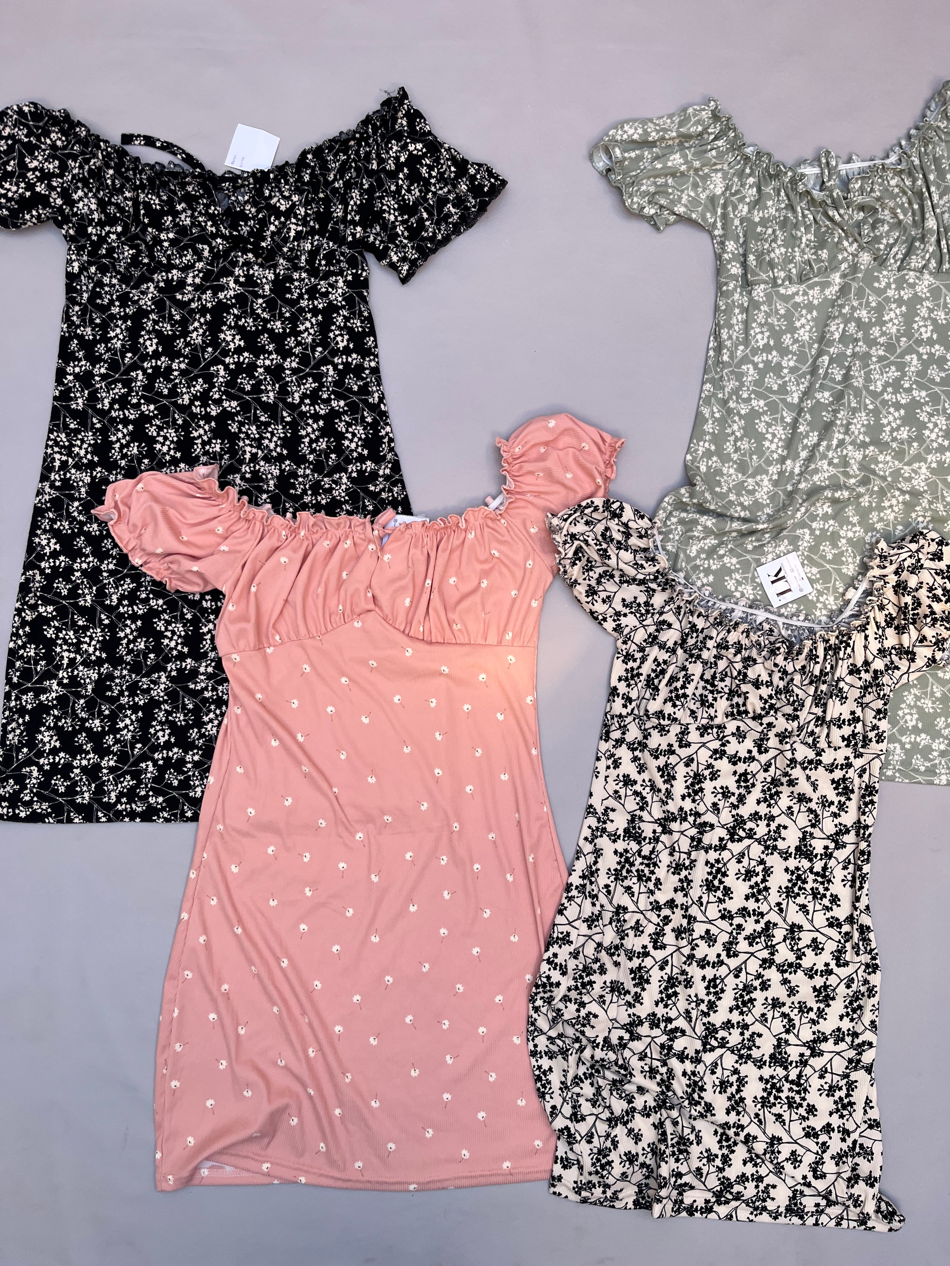 Vestido tipo paisana floreado